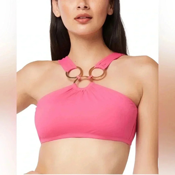 Bleu by Rod Beattie Ring-Neckline Bikini Top and Bottom Size 4 - Picture 3 of 10